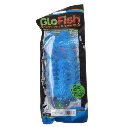 GloFish Blue Aquarium Plant - Large - (7