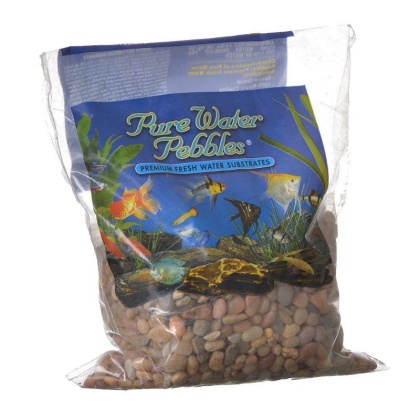 Pure Water Pebbles Aquarium Gravel - Cumberland River Gems - 2 lbs (6.3-9.5 mm Grain)