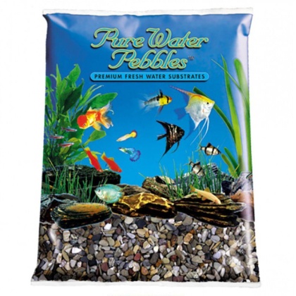 Pure Water Pebbles Aquarium Gravel - River Jack - 25 lbs (6.3-9.5 mm Grain)