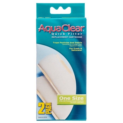 Aquaclear Quick Filter Replacement Cartridge - 2 Pack