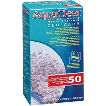 AquaClear Filter Insert - Zeo-Carb - 50 gallon - 1 count
