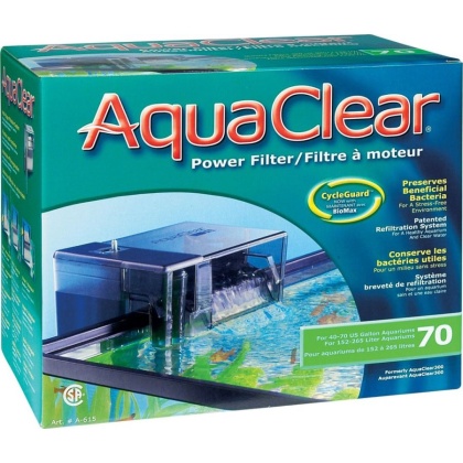 Aquaclear Power Filter - Aquaclear 70 (300 GPH - 40-70 Gallon Tanks)