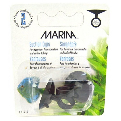 Marina Thermometer Suction Cups - Black - Thermometer Suction Cups (2 Pack)