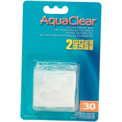 AquaClear Filter Insert Nylon Media Bag - 30 gallon - 2 count