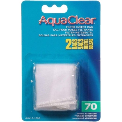 AquaClear Filter Insert Nylon Media Bag - 70 gallon - 2 count