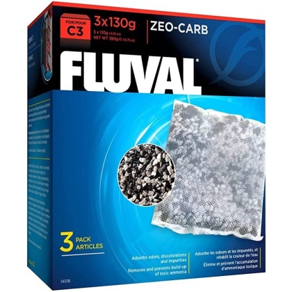 Fluval Zeo-Carb Filter Bags - For C3 Power Filter (3 Pack)