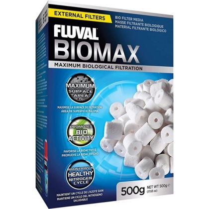 Fluval BIOMAX Bio Rings Filtration Media - 500 Grams - 17 oz