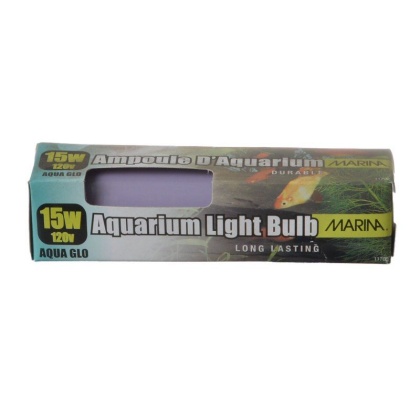 Marina Aqua-Glo Aquarium Light Bulb - 1 Pack - (15 Watt)
