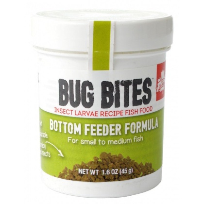 Fluval Bug Bites Bottom Feeder Formula Granules for Small-Medium Fish - 1.59 oz