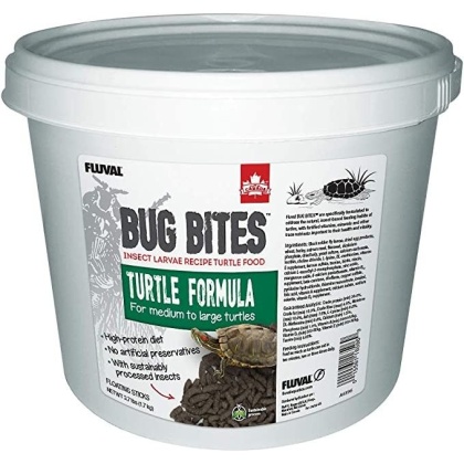 Fluval Bug Bites Turtle Formula Floating Sticks - 3.7 lbs