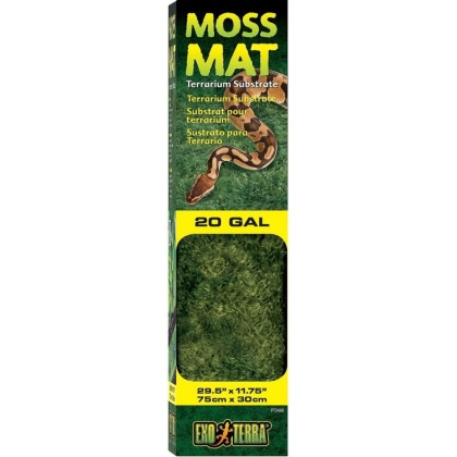 Exo-Terra Moss Mat Terrarium Substrate - 20 Gallon Long - (29.5