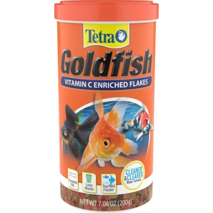Tetra Goldfish Vitamin C Enriched Flakes - 7.06 oz