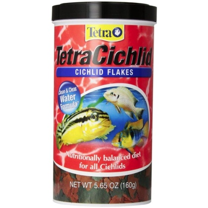 Tetra TetraCichlid Cichlid Flake Food - 5.65 oz