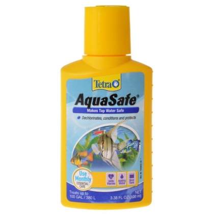 Tetra Aquasafe Tap Water Conditioner - 3.38 oz