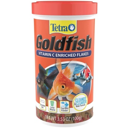 Tetra Goldfish Vitamin C Enriched Flakes - 3.53 oz