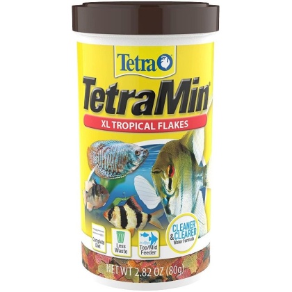 Tetra Large TetraMin Tropical Flakes Fish Food - 2.82 oz
