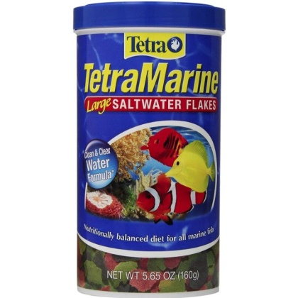 Tetra TetraMarine Saltwater Flakes Fish Food - 5.65 oz