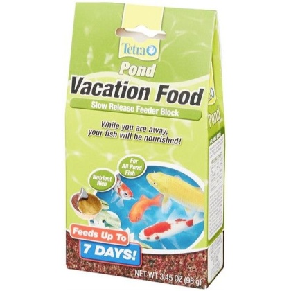 Tetra Pond Vacation Food - Slow Release Feeder Block - 3.45 oz