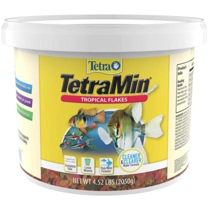Tetra TetraMin Tropical Flakes Fish Food - 4.5 lbs