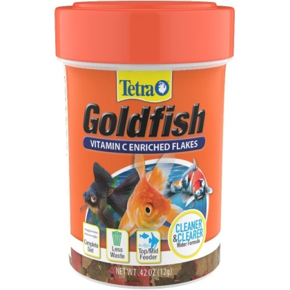 Tetra Goldfish Vitamin C Enriched Flakes - 0.42 oz