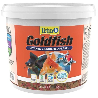 Tetra Goldfish Vitamin C Enriched Flakes - 2.2 lbs