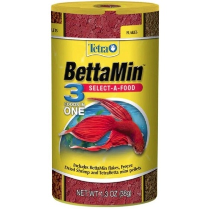 Tetra BettaMin Select-A-Food - 1.3 oz