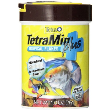 Tetra TetraMin Plus Tropical Flakes Fish Food - 1 oz