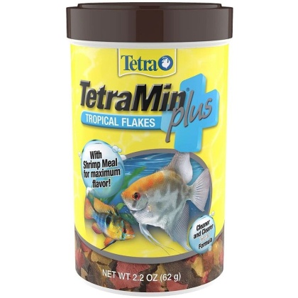 Tetra TetraMin Plus Tropical Flakes Fish Food - 2.2 oz