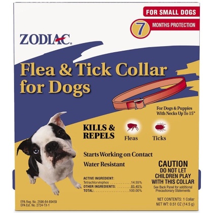 Zodiac Flea & Tick Collar for Small Dogs - 5 Month Supply