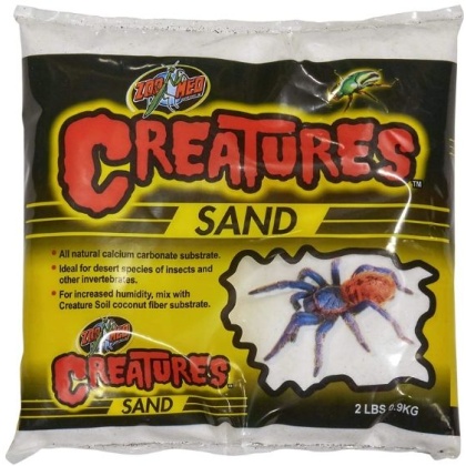 Zoo Med Creatures Sand - White - 2 lbs (0.9 kg)