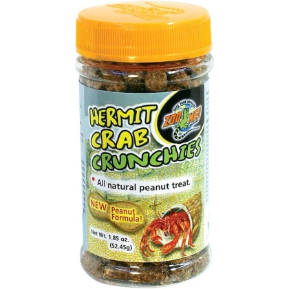 Zoo Med Hermit Crab Crunchies Natural Peanut Treat - 1.85 oz