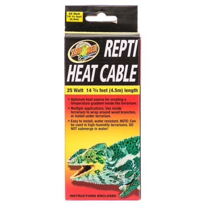 Zoo Med Repti Heat Cable - 25 Watts (14.75' L)
