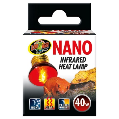 Zoo Med Nano Infrared Heat Lamp - 40 Watt