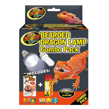 Zoo Med Bearded Dragon Lamp Combo Pack - Bearded Dragon Lamp Combo Pack