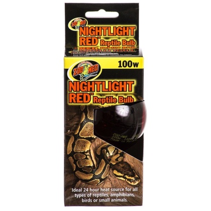 Zoo Med Nightlight Red Reptile Bulb - 100 Watts