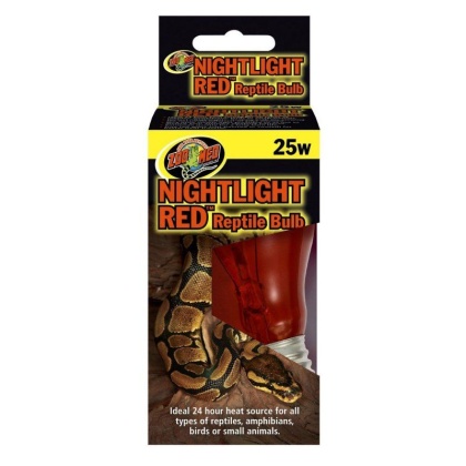 Zoo Med Nightlight Red Reptile Bulb - 25 Watts