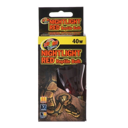 Zoo Med Nightlight Red Reptile Bulb - 40 Watts