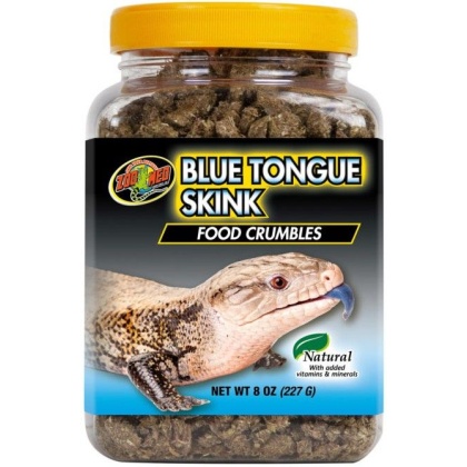 Zoo Med Blue Tongue Skink Food Crumbles - 8 oz