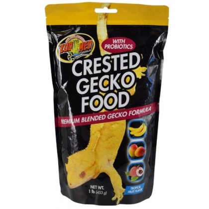 Zoo Med Crested Gecko Food - Tropical Fruit Flavor - 1 lb (453 g)