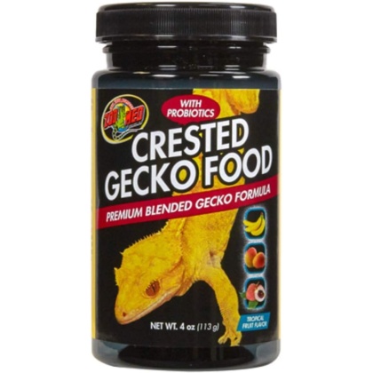 Zoo Med Crested Gecko Food - Tropical Fruit Flavor - 4 oz (113 g)