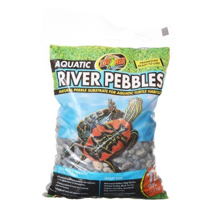 Zoo Med Aquatic River Pebbles - 10 lbs