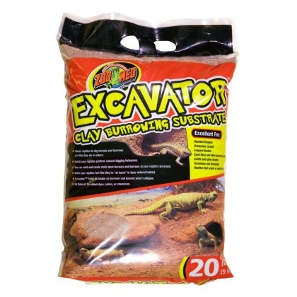 Zoo Med Excavator Clay Burrowing Reptile Substrate - 20 lbs