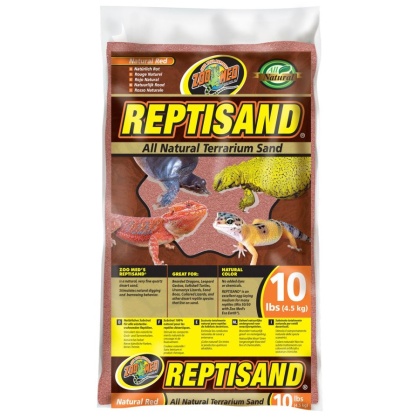 Zoo Med ReptiSand Substrate - Natural Red - 3 x 10 lb Bags (30 lbs Total)