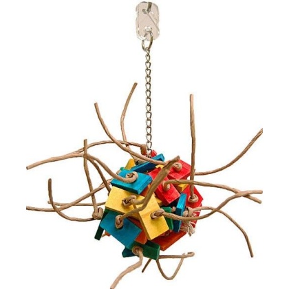 Zoo-Max Fire Ball Bird Toy - Small 12