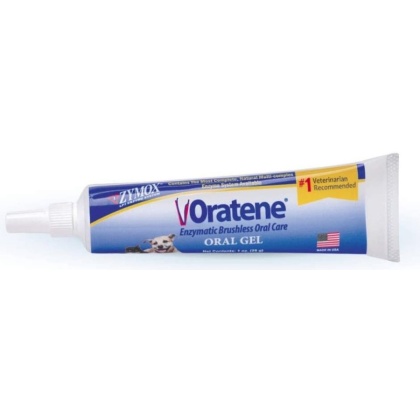 Zymox Oratene Brushless Oral Care Antiseptic Gel for Dogs and Cats - 1 oz