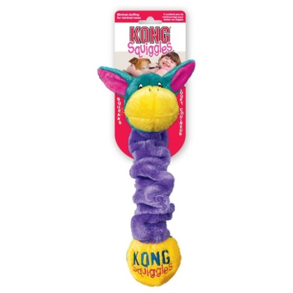 Kong Squiggles Plush Dog Pull Toy - Small (8\
