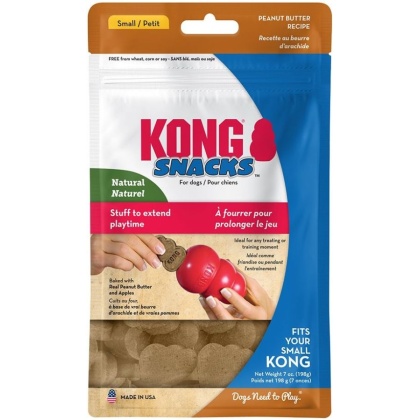 Kong Stuff'n Snacks Peanut Butter Recipe - Mini - 7 oz