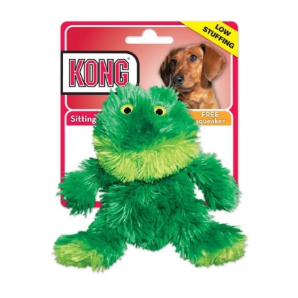 Kong Plush Frog Dog Toy - Small - 5\