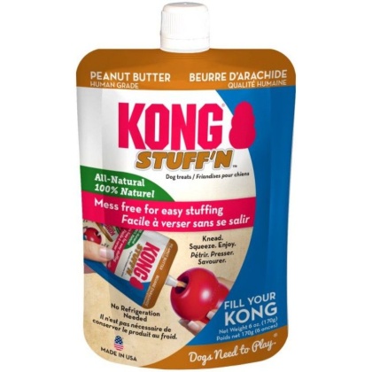 KONG Stuff\'N All Natural Peanut Butter for Dogs - 6 oz