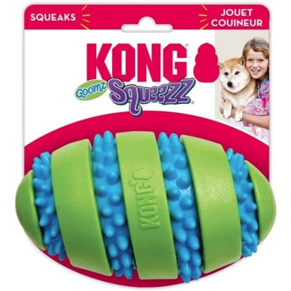 KONG Squeezz Goomz Football - Large - 1 count